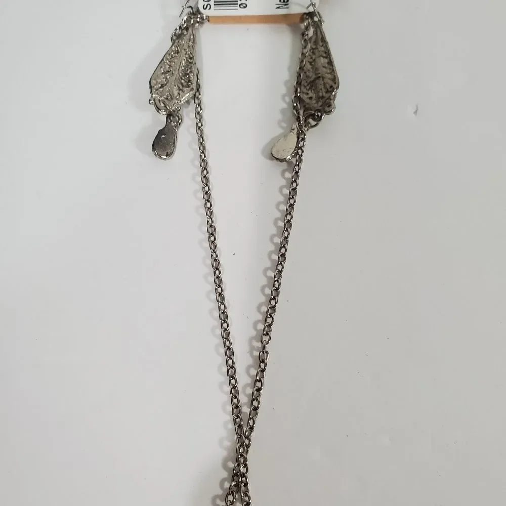 Vintage style turquoise earrings and necklace - Picture 8 of 9